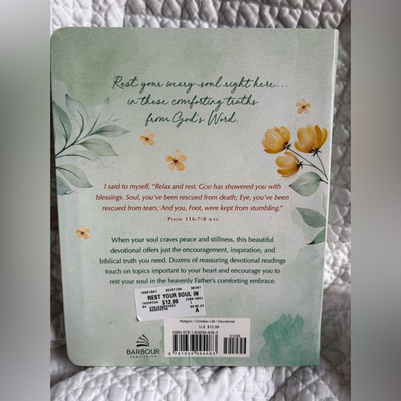 Rest Your Soul in Jesus-Christian Devotional Women by Janice Thompson - Picture 2 of 2